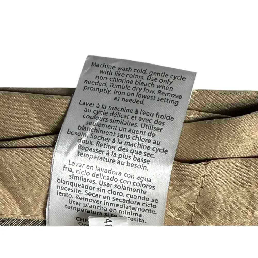 Curtainworks Set of 4 Tan Crinkle Curtains Panels Crushed Faux Silk Taupe 108